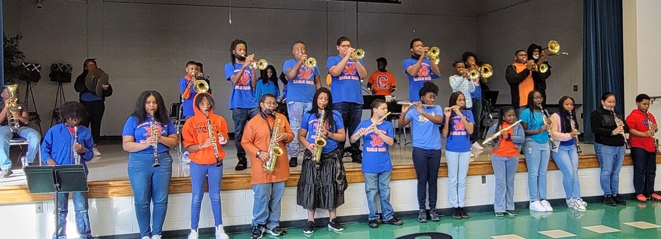 Ms. Lloyd conducts CMS Band
