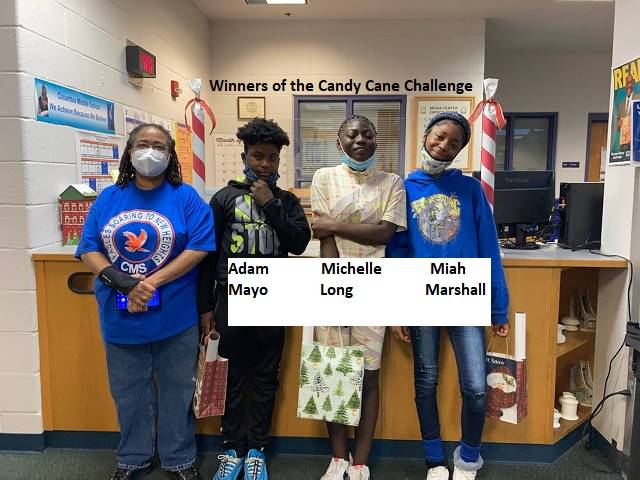 Winners of the Candy Cane Challenge
